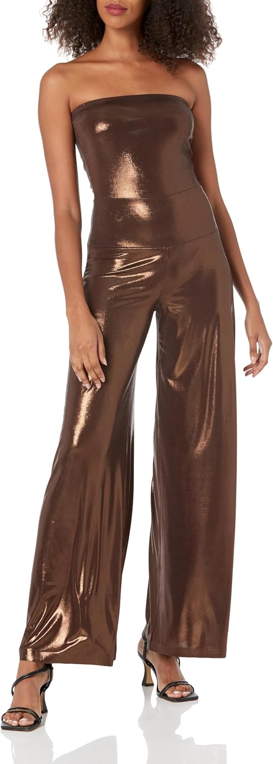 Norma Kamali Strapless Elephant Jumpsuit