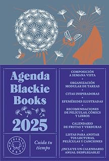 Agenda Blackie Books 2025: Cuida tu tiempo