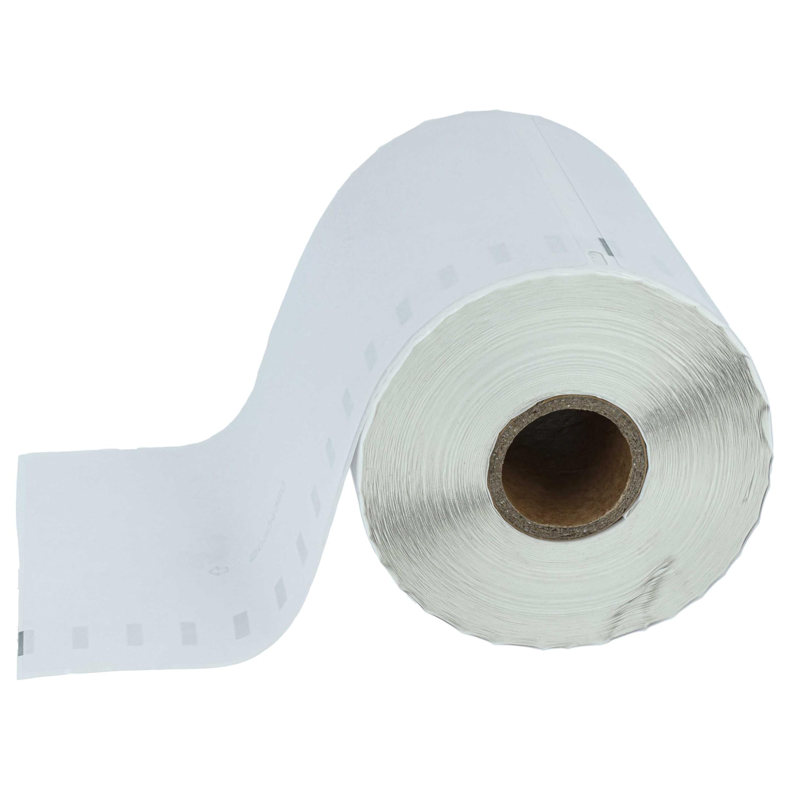 vhbw 10x rotolo etichette 104mm x 159mm (220 etichette) sostituisce Dymo S0904980 per etichettatrice bianco