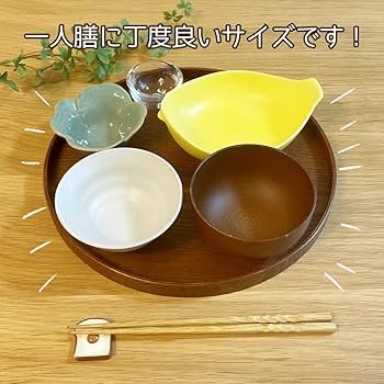 カフェトレー　6枚　ほぼ新品です。 Amazon｜萬洋 木目樹脂カフェトレイ ダークブラウン Sサイズ