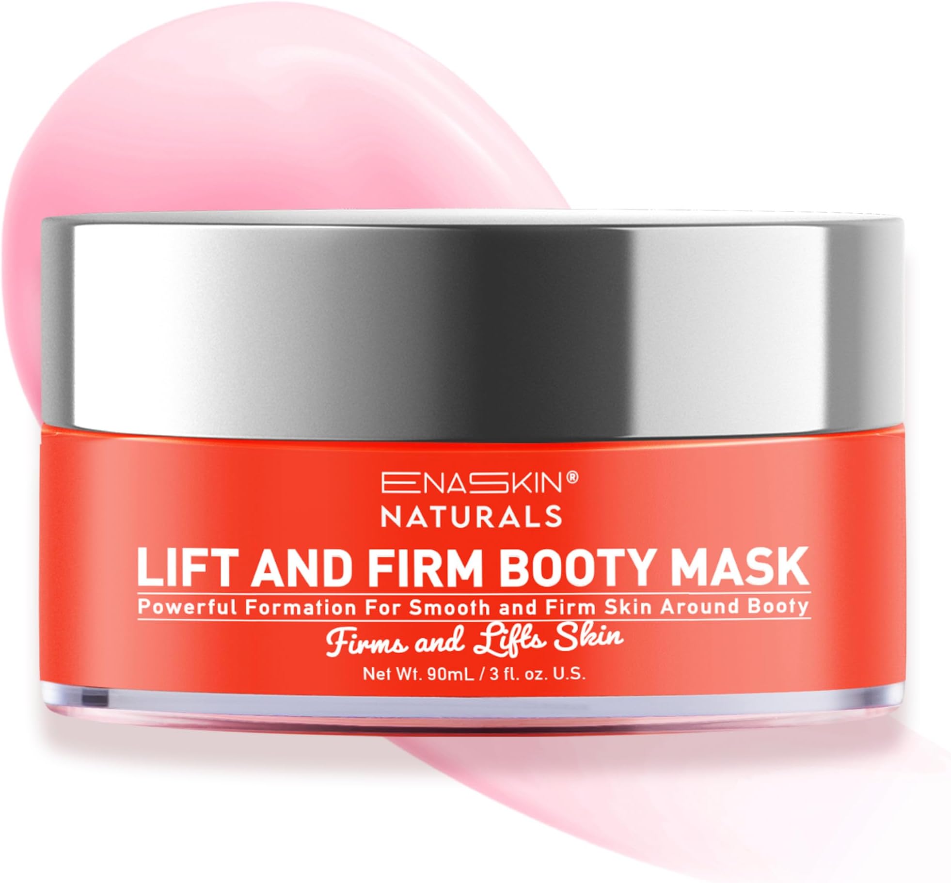 Booty Anti-Cellulite Cream: Firming Solution for Legs & Belly - Skin Tightening & Lifting Body Mask for Toning, Lift & Firm Moisturizing Bum Bum Care