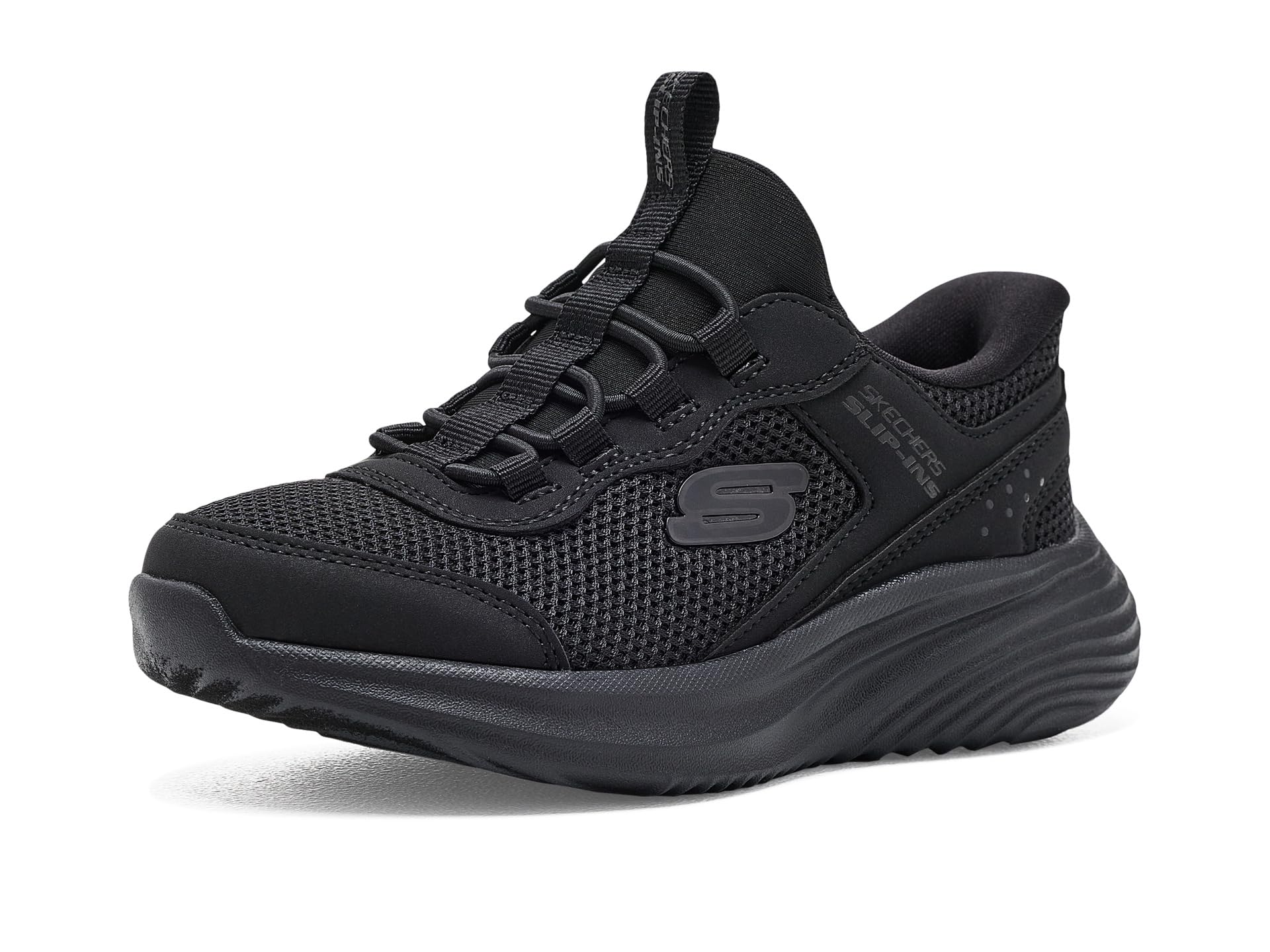 Skechers Boys' Bounder Pro Trainer, Black, 5 UK Child