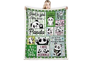 Panda Blanket Panda Gifts for Girls - A Snuggly Haven for Princesses