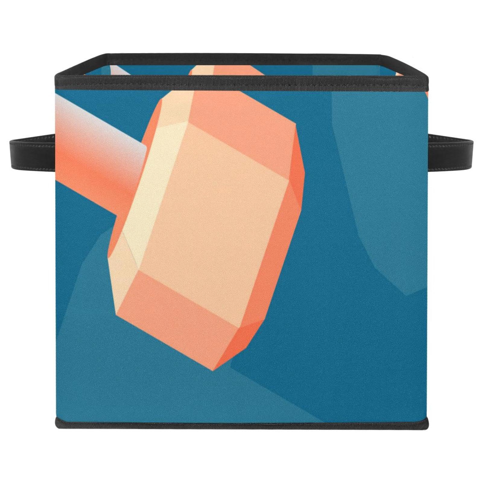 Boîte de rangement pliable en tissu pour chambre et jouets