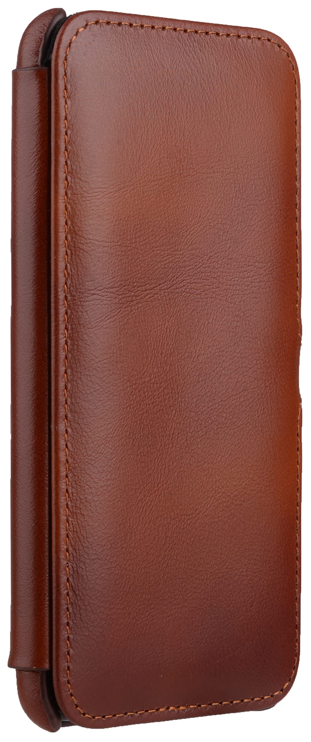 STILGUT Book Case Compatible with Google Pixel 4a 4G Leather Case with Clip Closure, Leather Case, Flip Case - Image 4