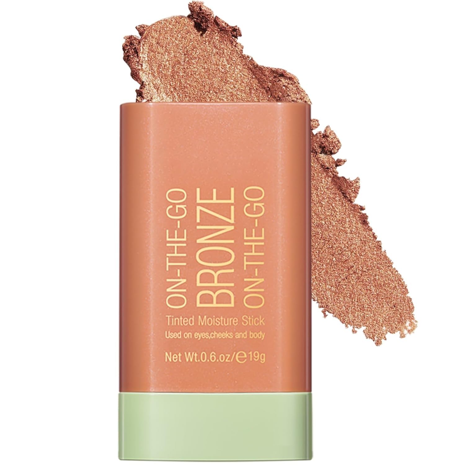 Cream Contour Stick, Bronzer Stick Facial Contouring Stick,Long Lasting Highlight Waterproof Contour Makeup,Buildable Face Bronzer Face Shaping Silky Smooth Face Highlighter Stick (#3 RICH GLOW, 1)