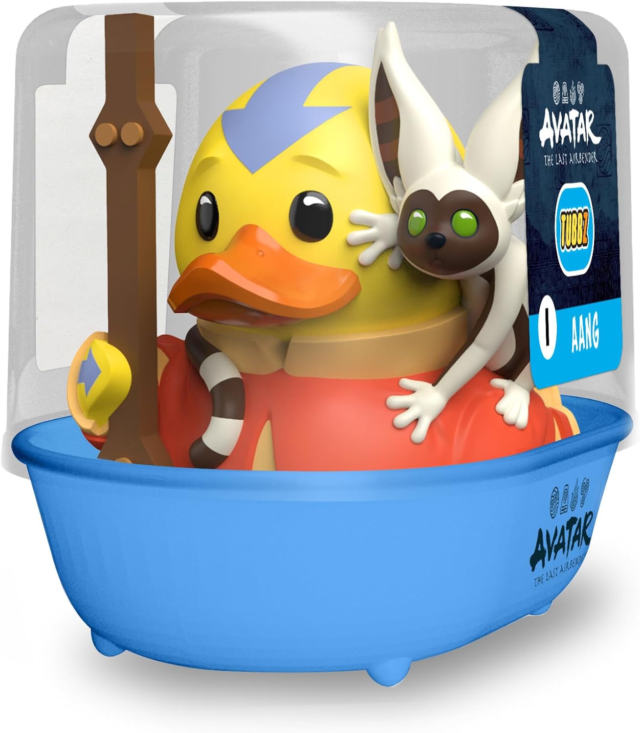 TUBBZ First Edition Aang Collectible Vinyl Rubber Duck Figure - Official Avatar: The Last Airbender Merchandise - Action TV, Film & Video Games