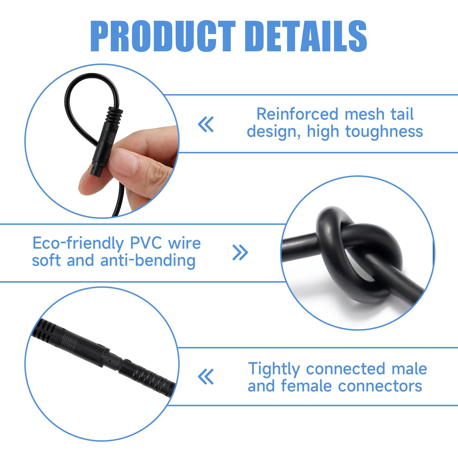 Cavo Prolunga Per Telecamera Di Retromarcia - 2.5 Metri, 4 Pin, Per Auto E Camion - Foto 2