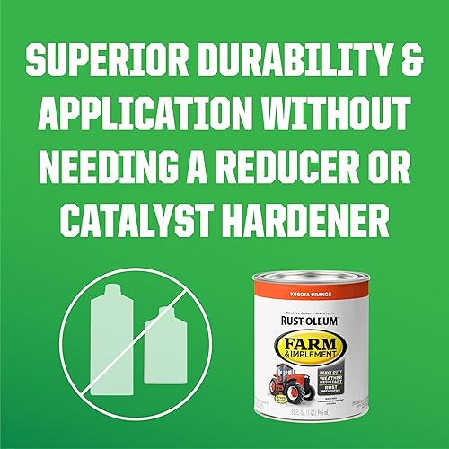Vista 127 de Rust-Oleum Farm & Implement 280165-2PK - Pintura esmaltada, galón, negro brillante, paquete de 2