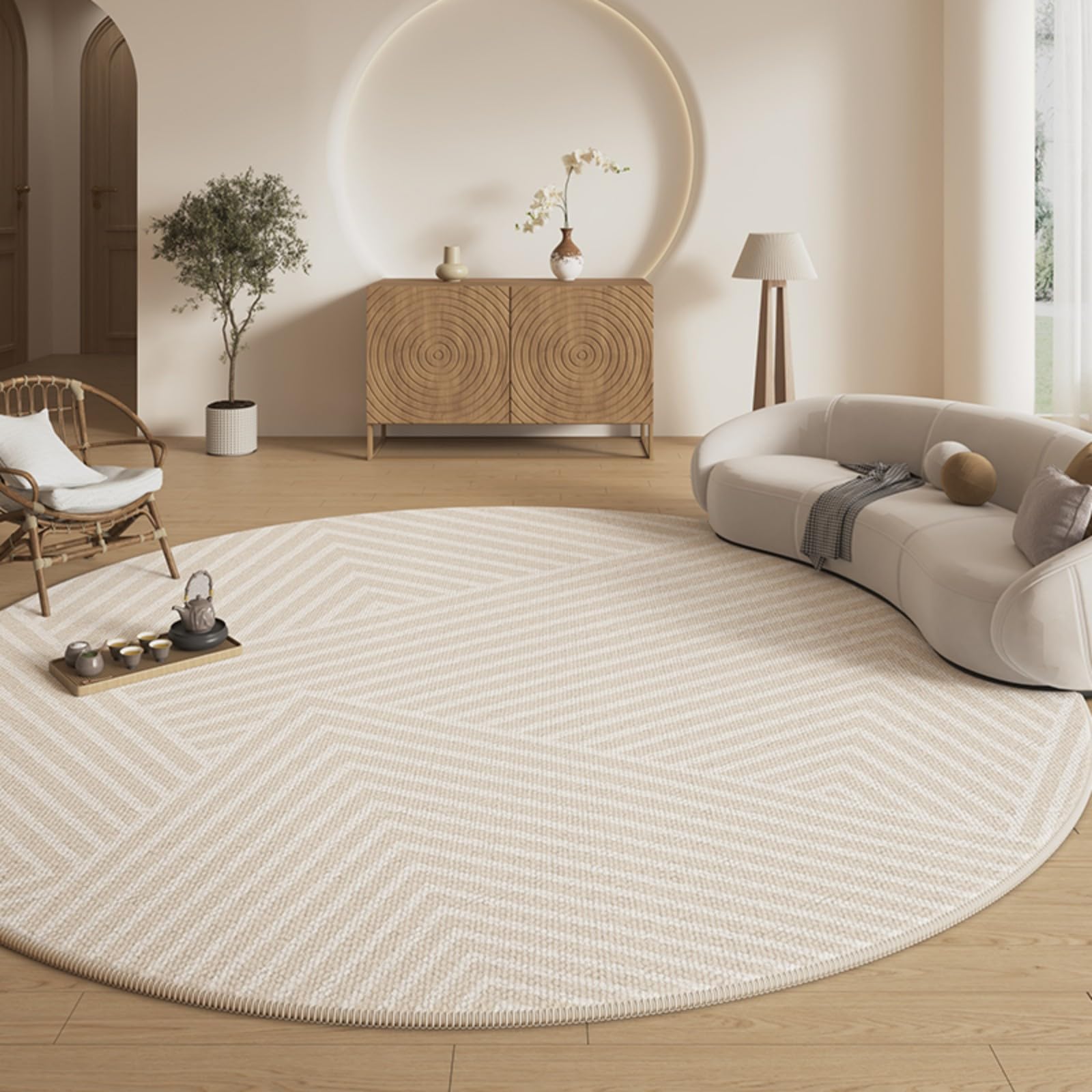 Tapis moelleux et doux en peluche de haute densité 120cm