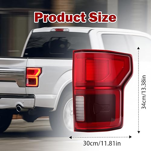 Miniatura 5 de Conjunto de luz trasera LED para Ford F150 2018 2019 2020 con lámpara trasera de punto ciego luz trasera KL3Z13404B (lado derecho del pasajero)