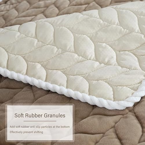 Miniatura 3 de Cojines de asiento de ventana de bahía para interiores, almohadilla antideslizante de terciopelo de cristal, cojín de banco para sala de estar,