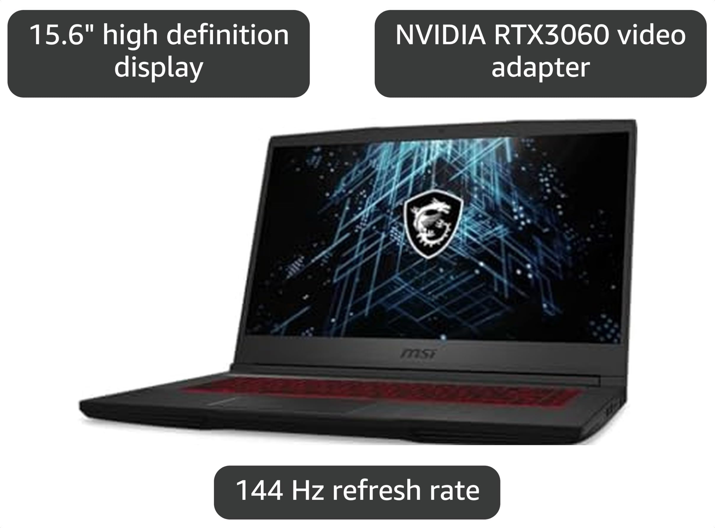 Amazon.com: MSI GF65 Thin 10UE Gaming Laptop: 15.6