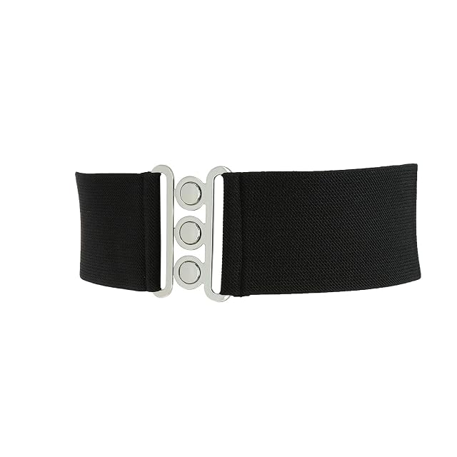 FASHIONGEN - Wide Waist Elasticated Woman Belt Made in France GLORIA