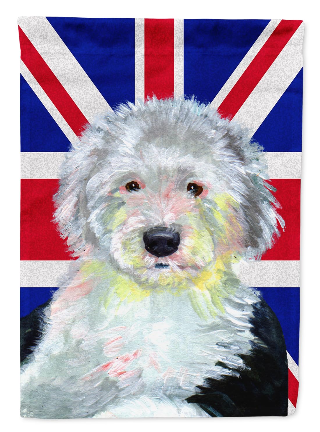 Drapeau English Berger Caroline's Treasures LH9497GF Union Jack pour jardin