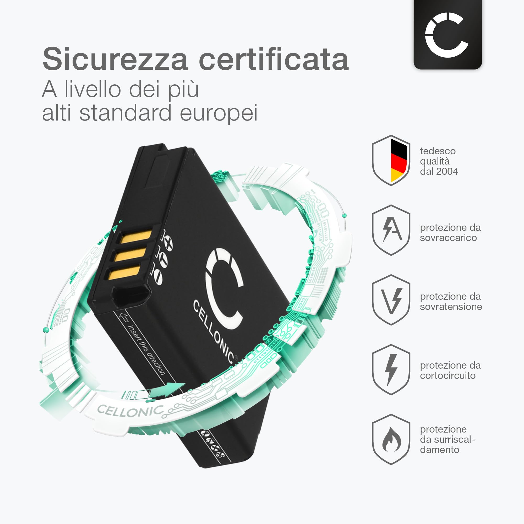 CELLONIC 2x Batteria compatibile con Ricoh GR Digital III, GR II, DB-60