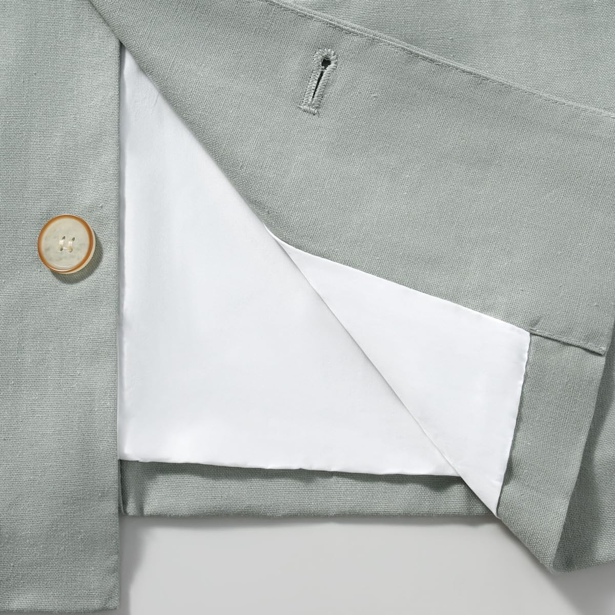 Blazer Casual De Lino para Hombre Chaqueta Ligera De Verano con Cuello Alto Y Estilo Mandarín. Chaqueta Deportiva Elegante E Informal para Hombre. Chaqueta De Traje Casual De Negocios para El Traba