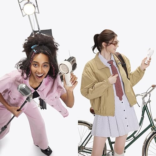 Vista 14 de JISULIFE Ventilador turbo portátil de mano [tiempo máximo de enfriamiento de 16 horas], 4000 mAh USB recargable personal con pilas, ventilador