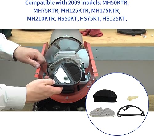 Miniatura 4 de Hakatop F221887 Nuevo kit de filtro de calentador de aire de repuesto para modelos 2009 MH50KTR MH75KTR MH125KTR Calentador de queroseno