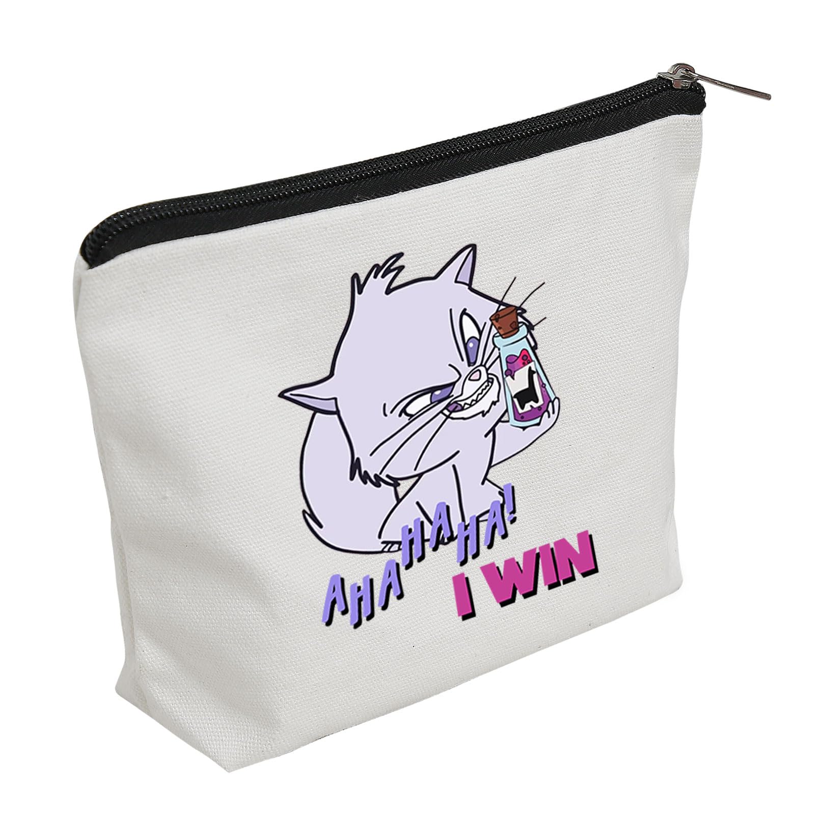 WZJHCLKuzco Makeup Pouch Bag Yzma Cat With Llama Poison Storage Pouch Ahaha I Win Cosmetic Kit Bag Emperors Gift (Ha I win)