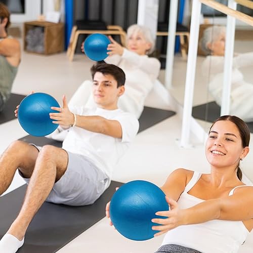 Miniatura 6 de Paquete de 3 pelotas de pilates suaves, ejercicio de 5.9 pulgadas, pelota de gimnasio pequeña, perfecta para yoga, pilates, entrenamiento básico,