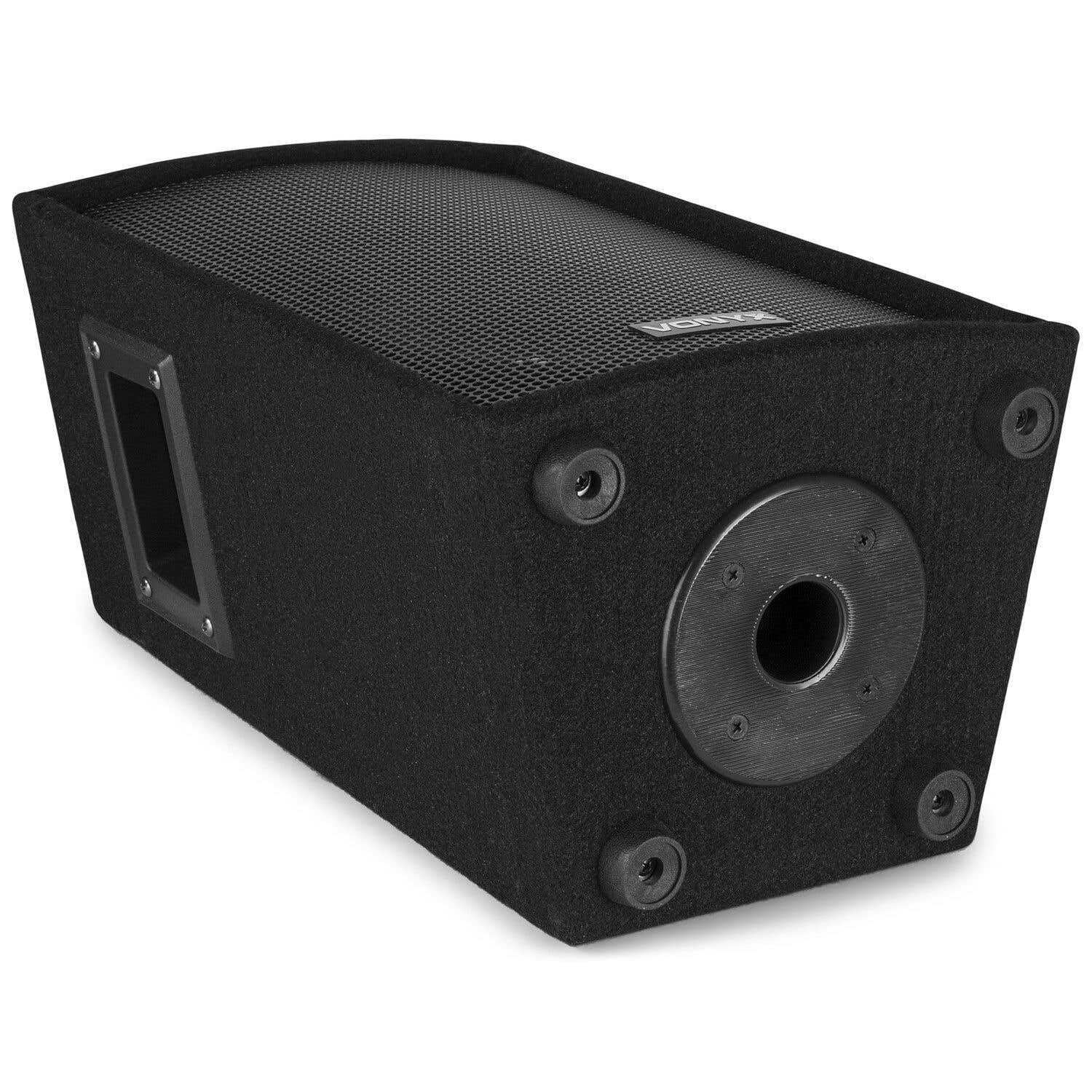 Vonyx SL8 PA Lautsprecher Passiv Set, 2X 400 Watt Partyboxen Set, 8 Zoll Passiv, Disco, DJ Party Lautsprecher mit Griffe, Lautsprecherboxen mit Tophat - Schwarz