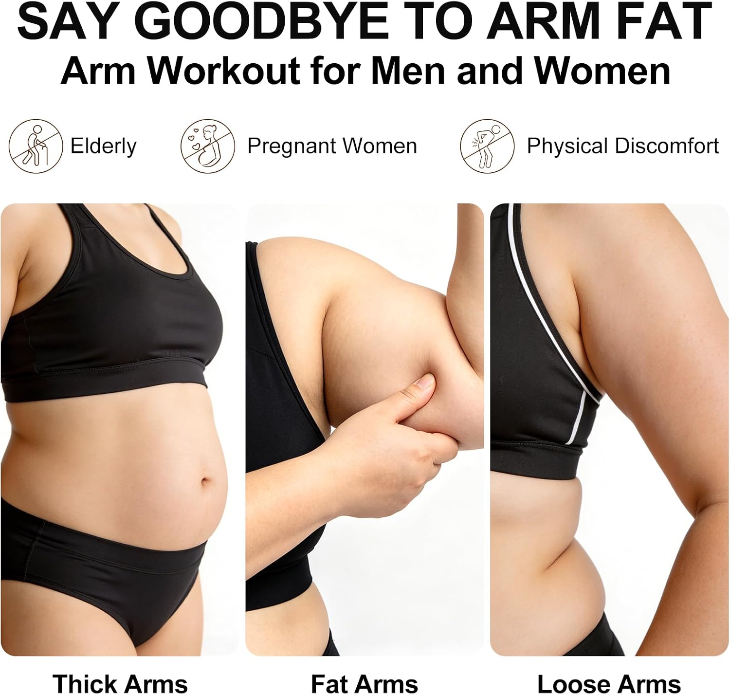 Arm Workout for Men and Women, 360° Hand-Crank Forearm Trainer | Arms and Shoulder Exercise Equipment, Home Workout Equipment and Gym Workouts, for Fitness & Toning