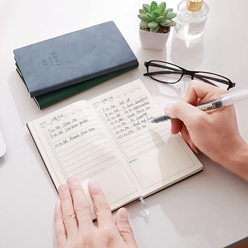 Miniatura 6 de Tiita Cuaderno de 196 páginas para lista de tareas diarias, bloc de notas para bolsillo de trabajo, lista de tareas pendientes sin fecha, agenda