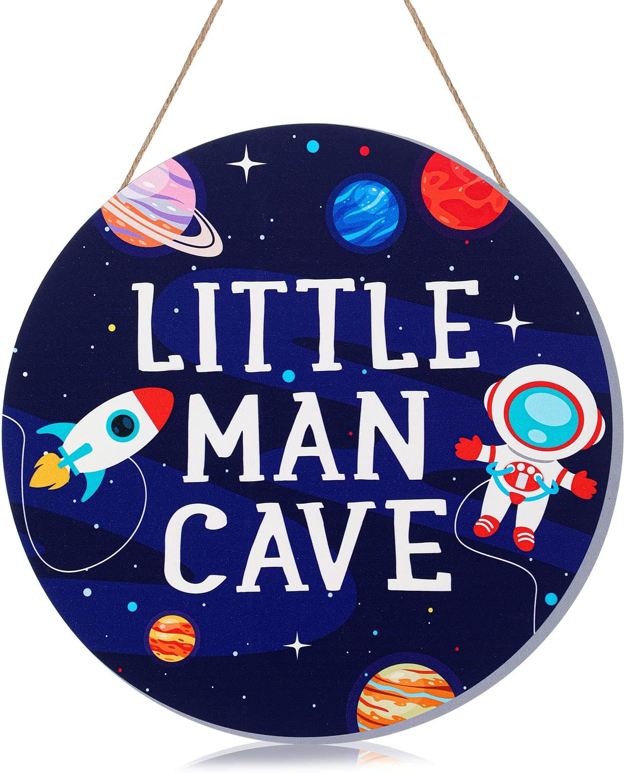 4 Pieces Space Astronaut Inspirational Quotes Wooden Wall