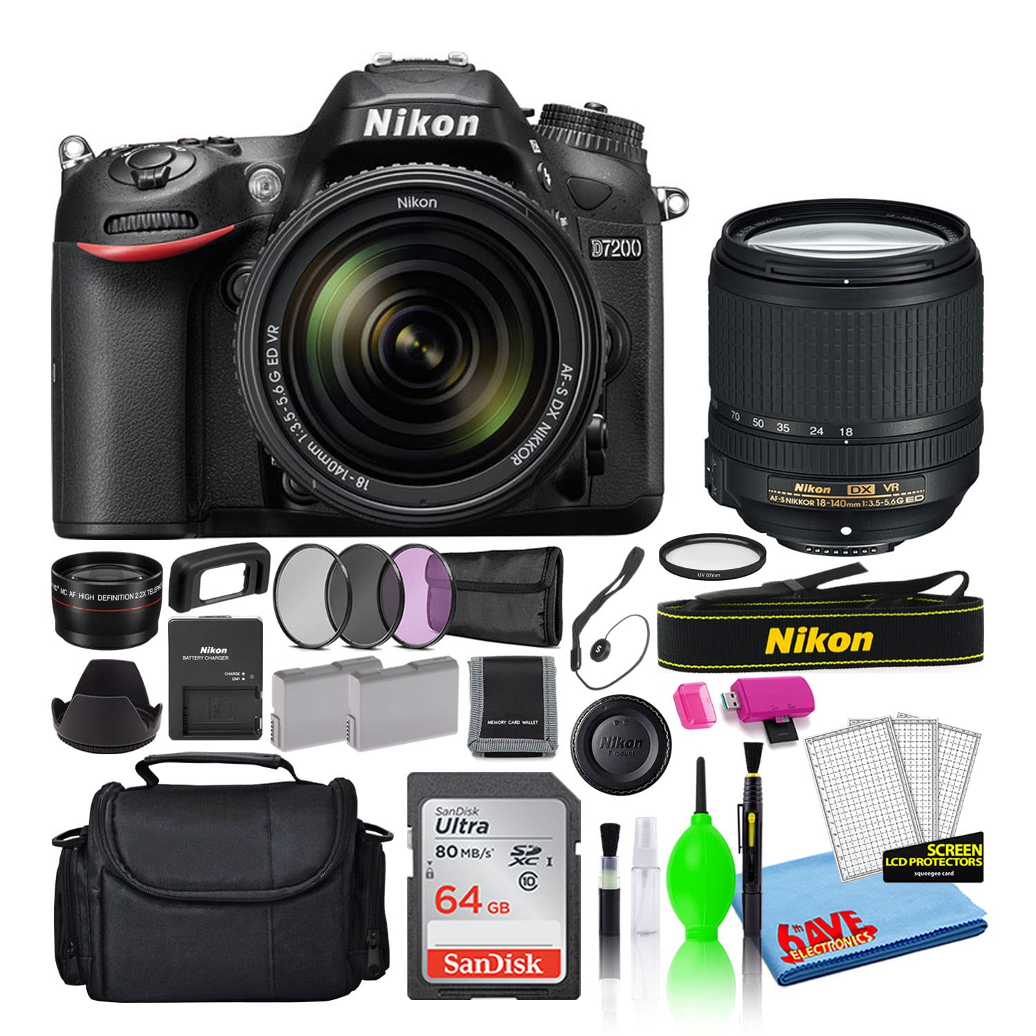 Nikon D7200 ボディ 18-70mm f/3.5-4.5Gセット Amazon.com : Nikon 
