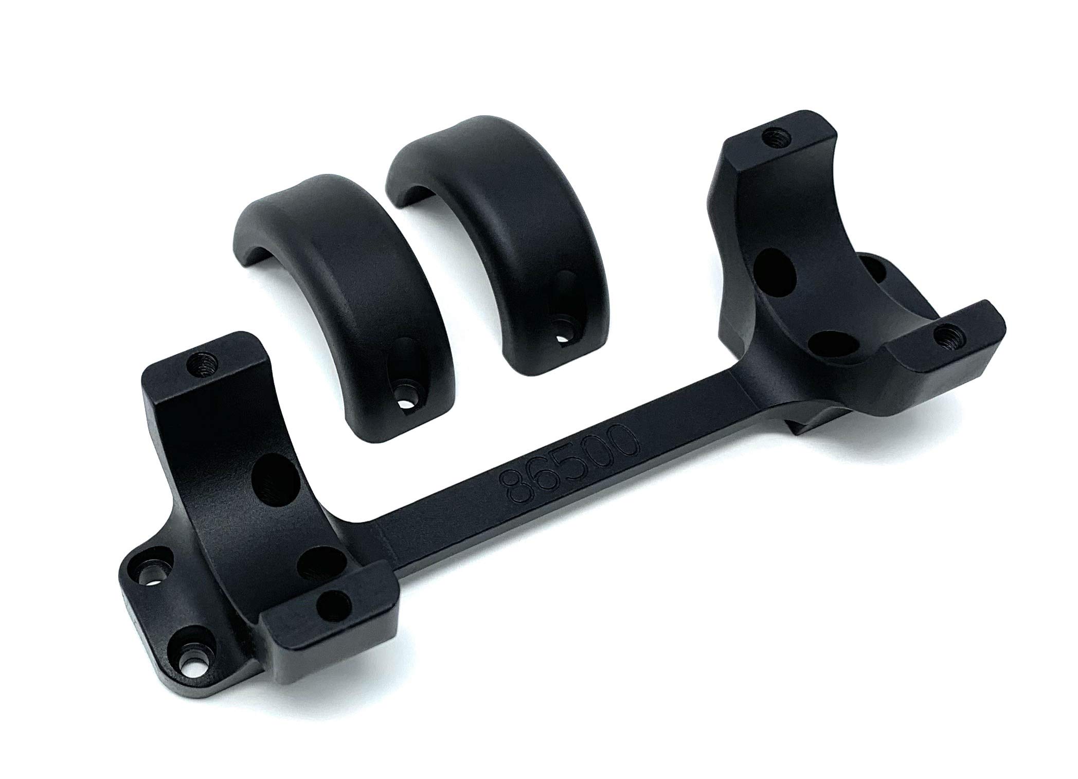 Game Reaper Scope Mount for Browning X-Bolt Short Action Mount 1 inch Rings – One-Piece CNC Machined Mount Black Fits Right-Hand Firearms