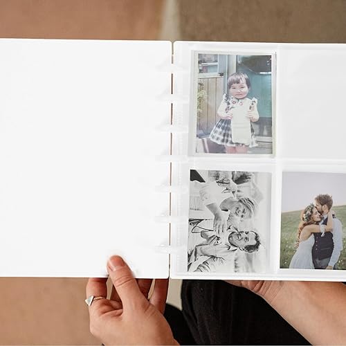 Miniatura 5 de VICASKY 3 Álbumes para fotos, álbum de fotos decorativas para niñas, álbum de recortes, álbumes de recortes, álbumes de fotos, mini álbumes