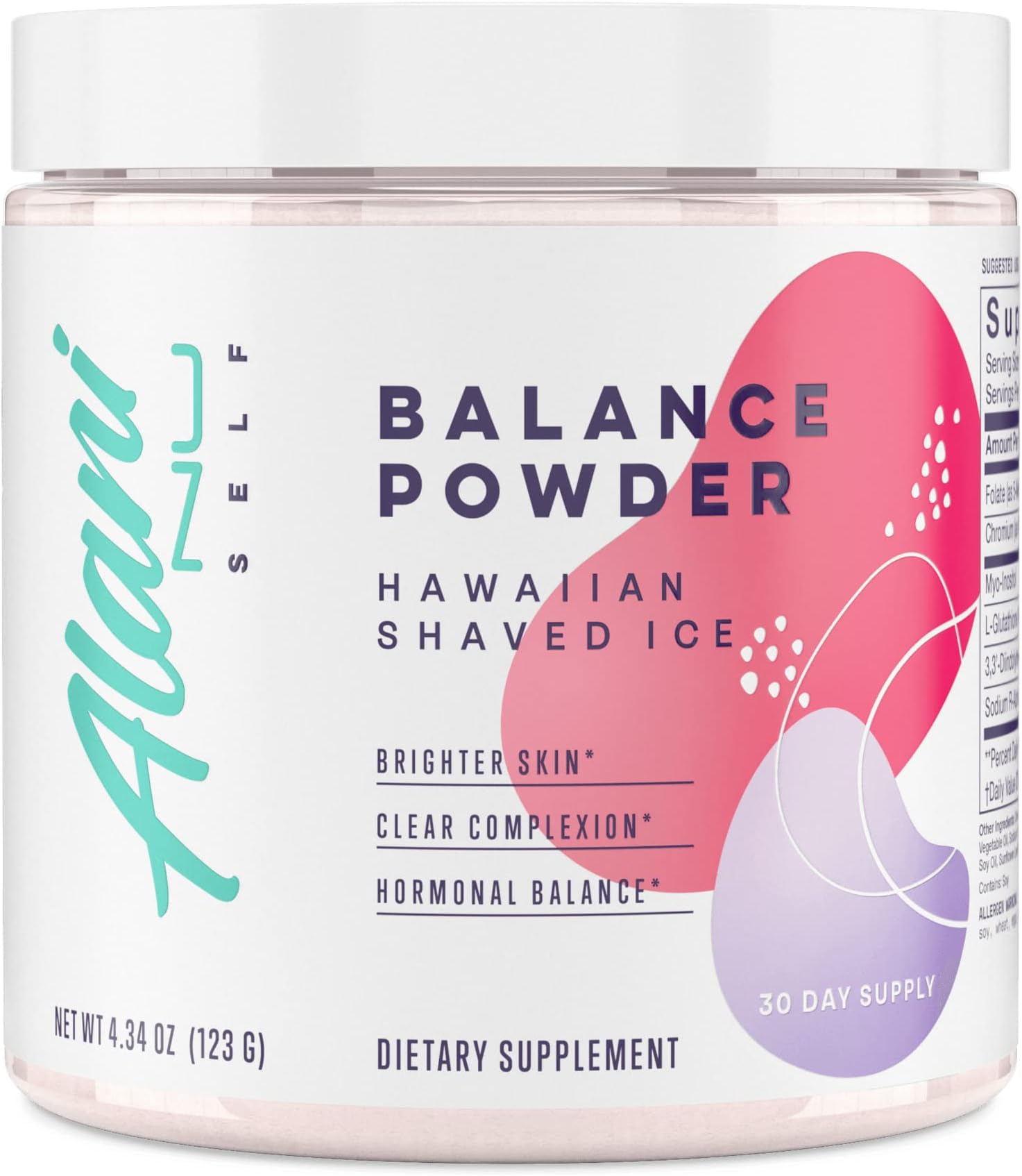 Alani NuBalance Powder Hawaiian Shaved ICE | Supplement for Women | Hormonal Support | Weight Management and Clear Complexion | Gluten Free | Vegan | Sugar Free | 30 Servings