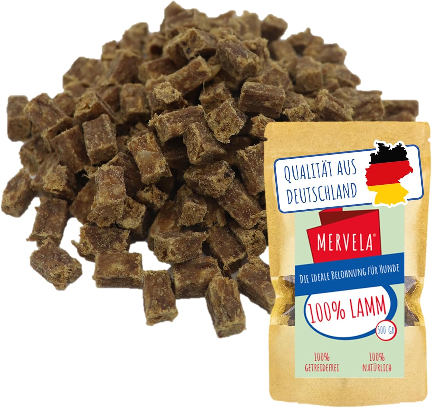 Hunde Trainingsleckerli PrideDogs Trainingshappen Rind 1000g Der Premium Kausnack Für Getrocknete Lunge Für Hunde