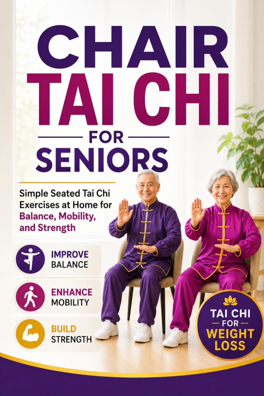 Chair Tai Chi for Seniors: Simple Seated Tai Chi Exercises at Home for Balance, Mobility, and Strength tai chi for weight loss