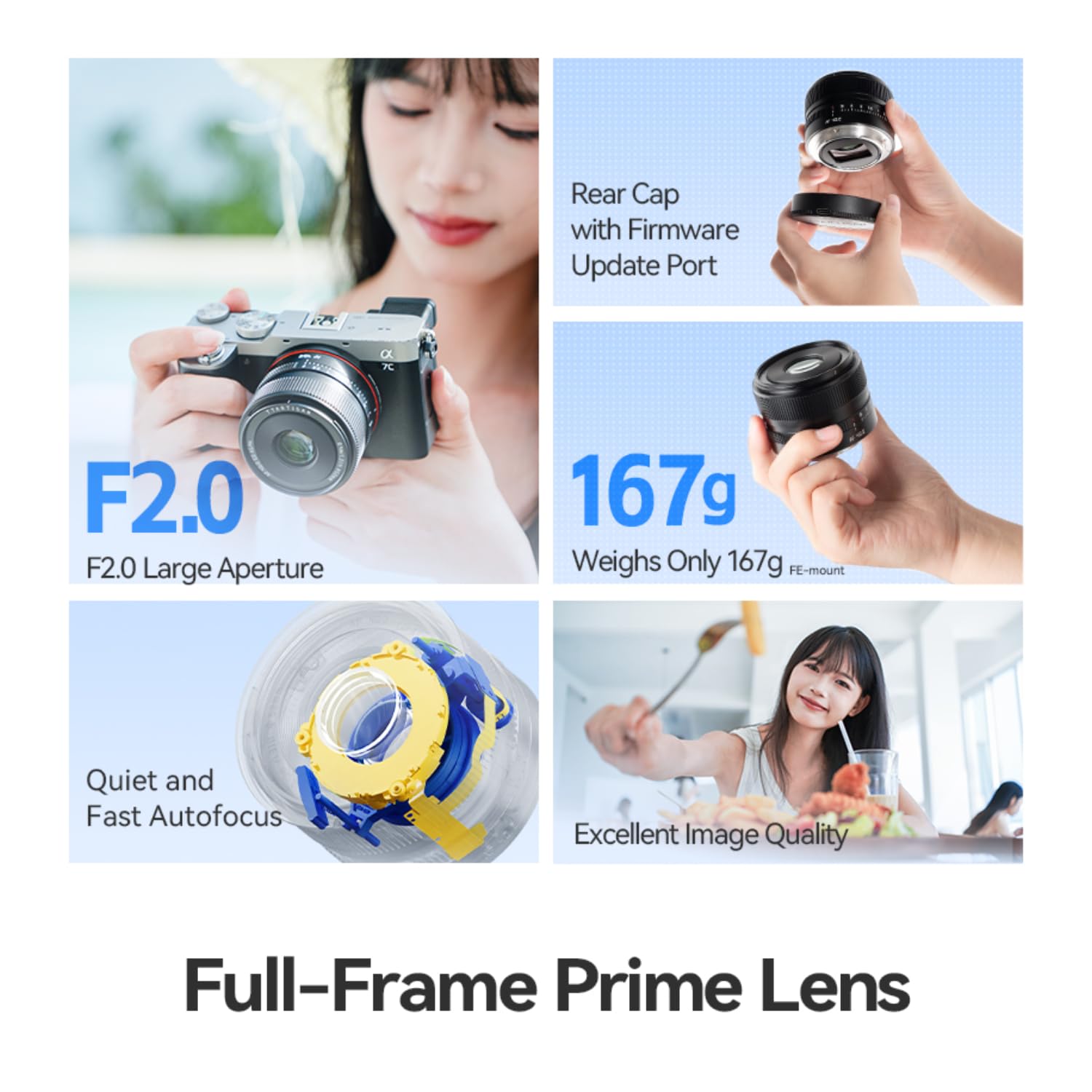 Obiettivo Fotografia 40mm F2 TTArtisan E-Mount AF Lens - Dettaglio