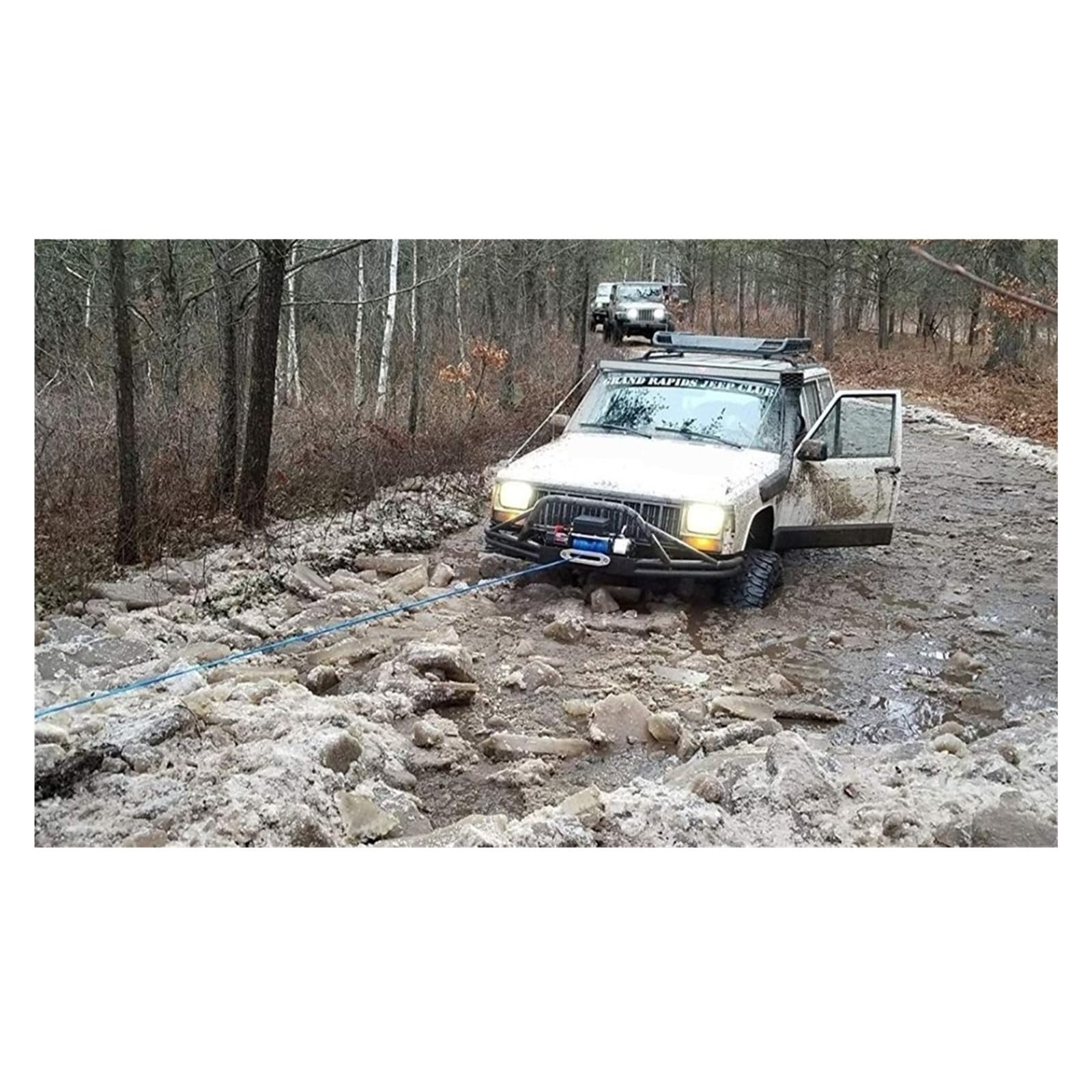 12V 24V 13000 Funtów Nylonowa Wciągarka Samochodowa Elektryczna