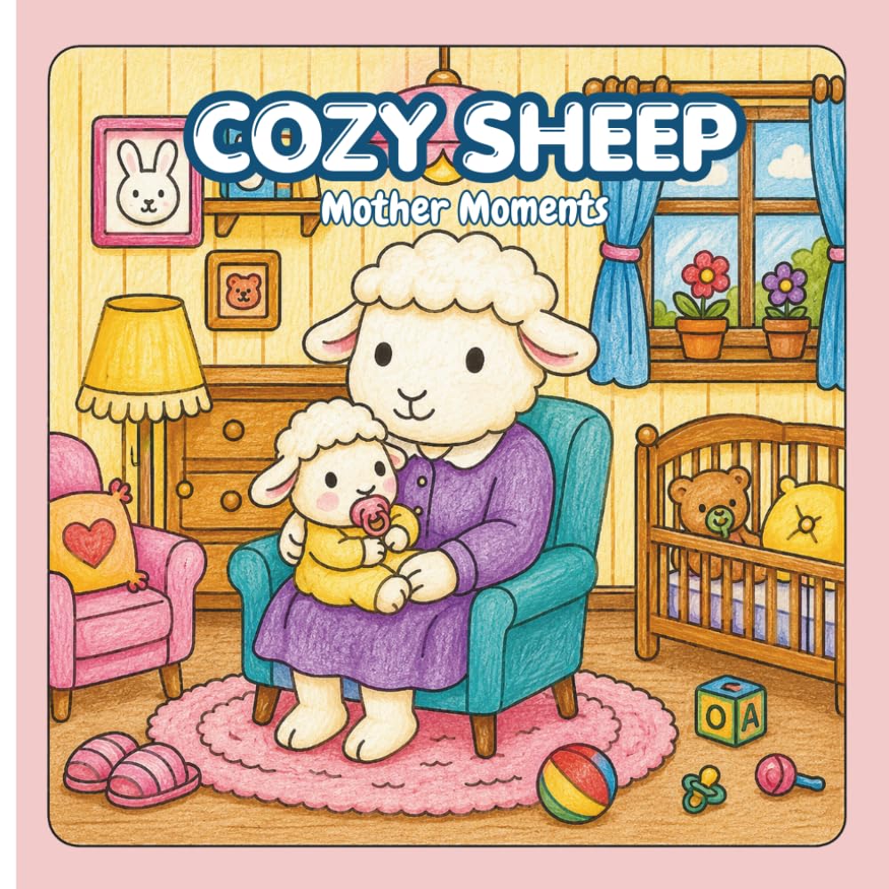 Cozy Sheep: 33 mindful mother moments for cozy coloring