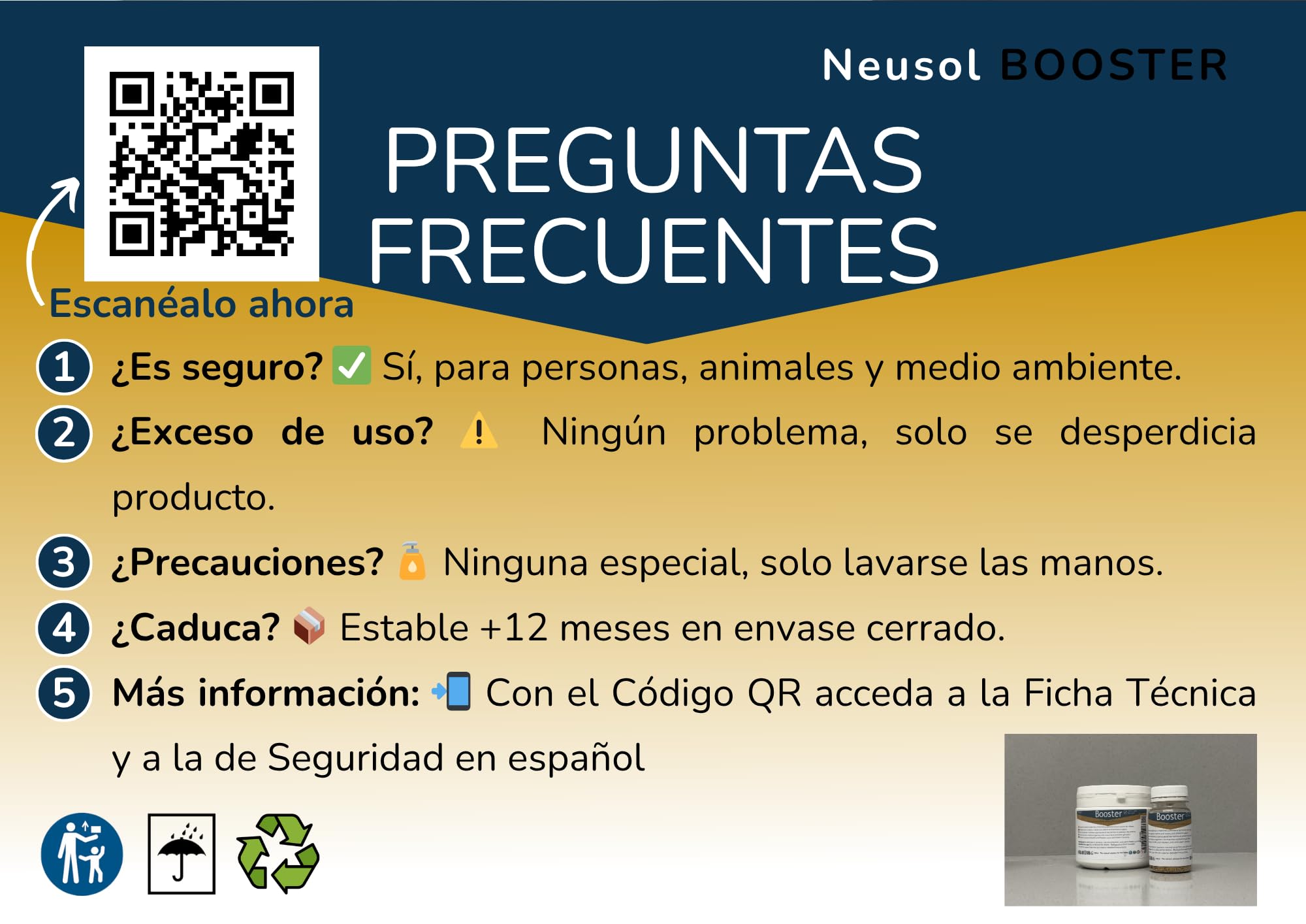 Booster Tratamiento biológico con enzimas para olores y residuos | Bacterias y enzimas activas de mantenimiento bajantes depósitos Ayuda degradar materia orgánica Reduce olores obstruccciones