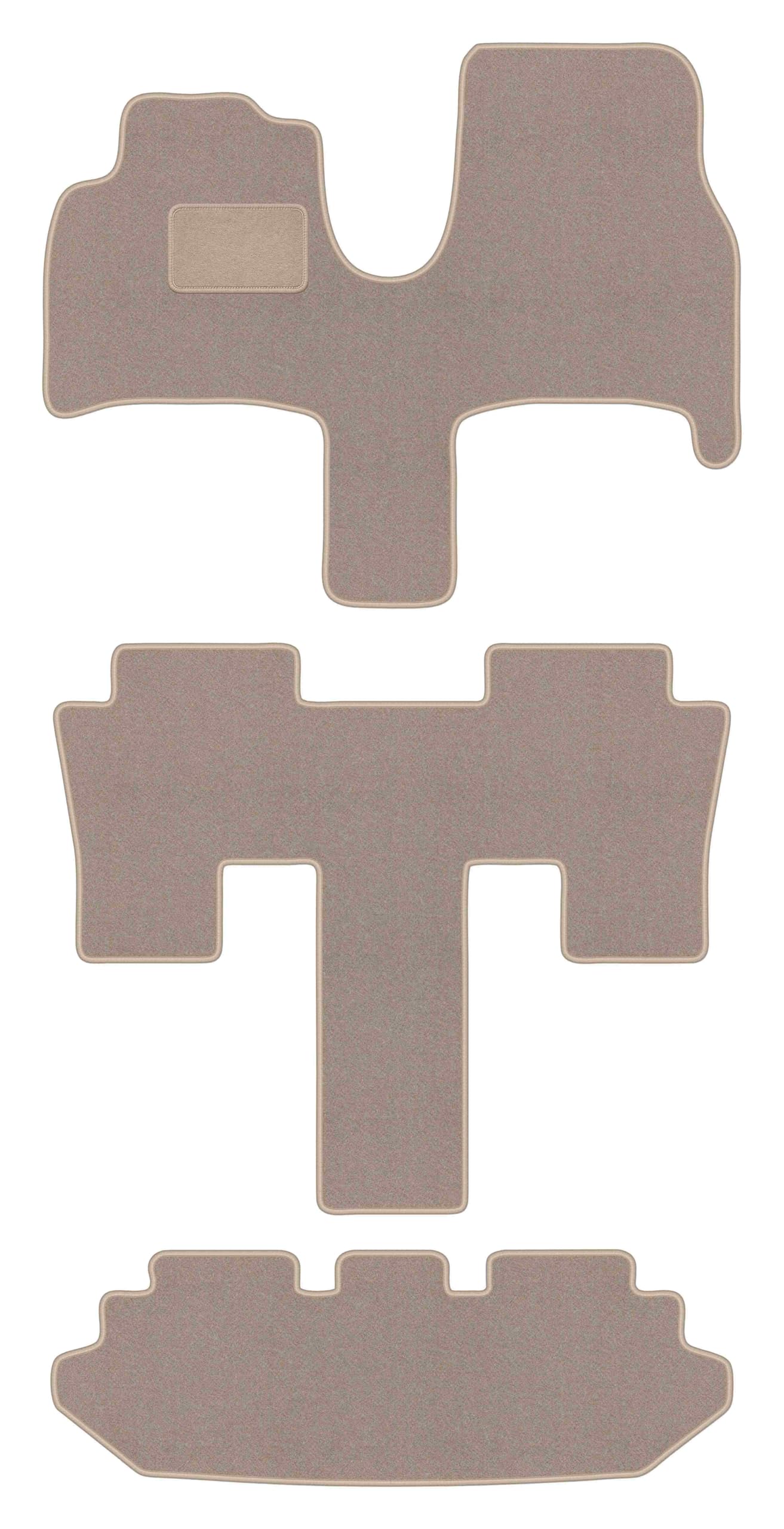 Tapis auto en velours beige isolant et antidérapant pour Citroen C8 - 8