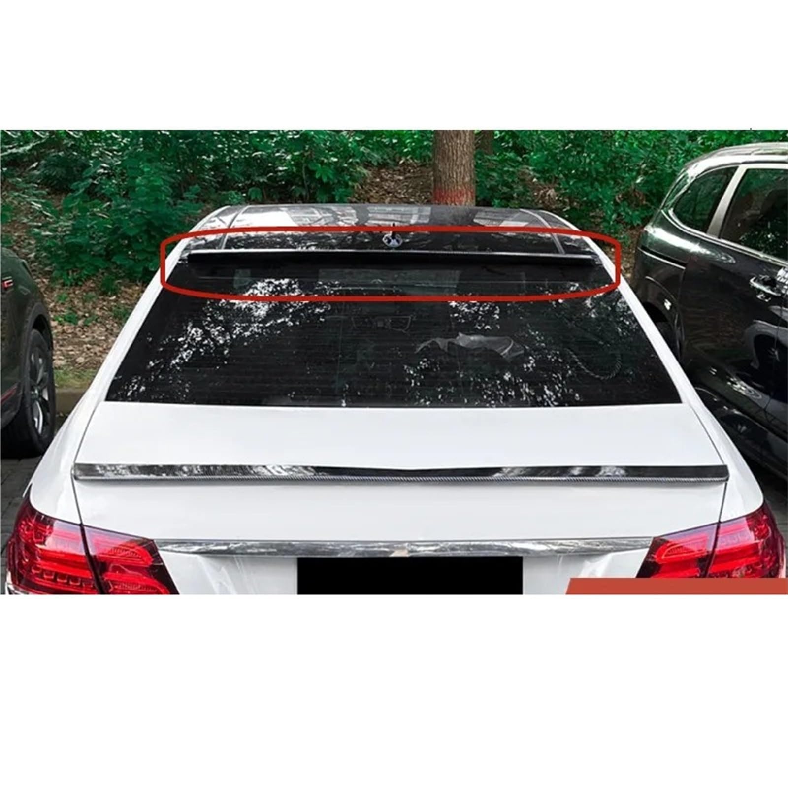 Dla M&ercedes Dla B&enz E-Class W212 2010-2015 Skrzydło Na Klapie Spoiler Bagażnika Lotka Tylny Akcesoria Dekoracyjne Do Samochodu Spojler Tylny Trunk Wing