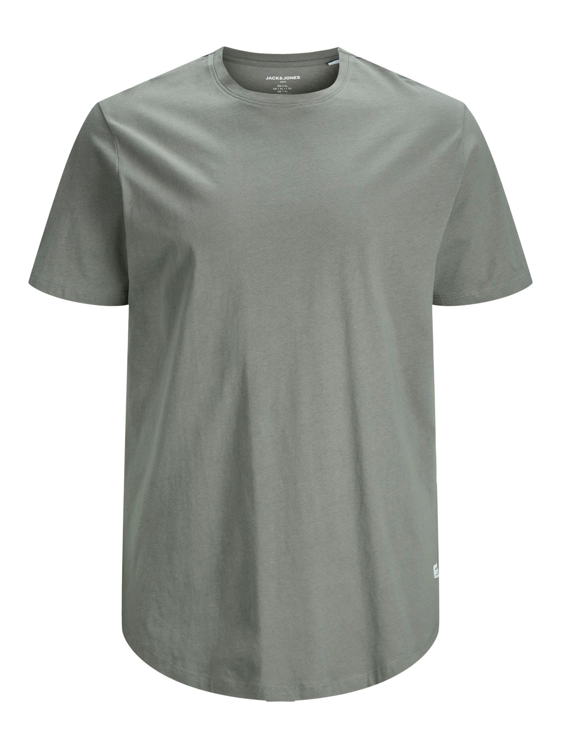 Jack & Jones JJENOA - Maglietta a Maniche Corte da Uomo, Taglie Forti, Sedona Sage, XXXXL