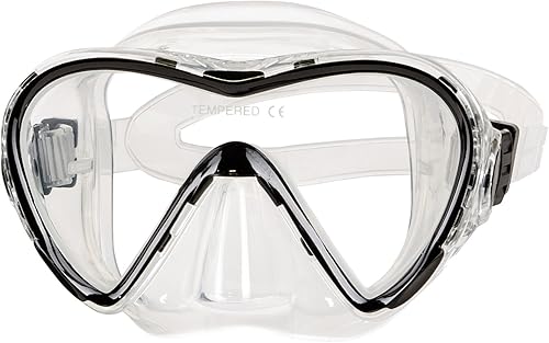 Miniatura 2 de Seavenger - juego de mascara de vidrio templado de silicona, tubo respirador.