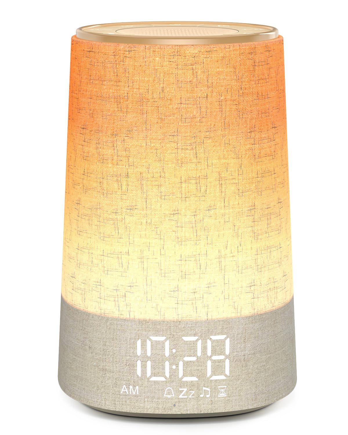 Sunrise Réveil Lumière de Réveil Lampe de Chevet Dimmable avec Machine