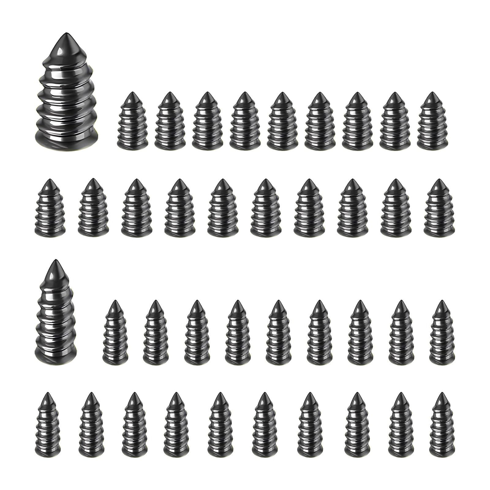 20 PCS Tire Repair Rubber Nail, Self-Service Vacuum Tire Repair Nail Kit, Tire Quick Puncture Repair Tools for Automotive Truck Tractor, Universal Car Accessories (Large&Small, 40 PCS)
