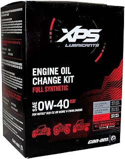CAN-AM ATV/SXS 4T 0W-40 Synthetic Oil Change Kit for Rotax 500 cc or more