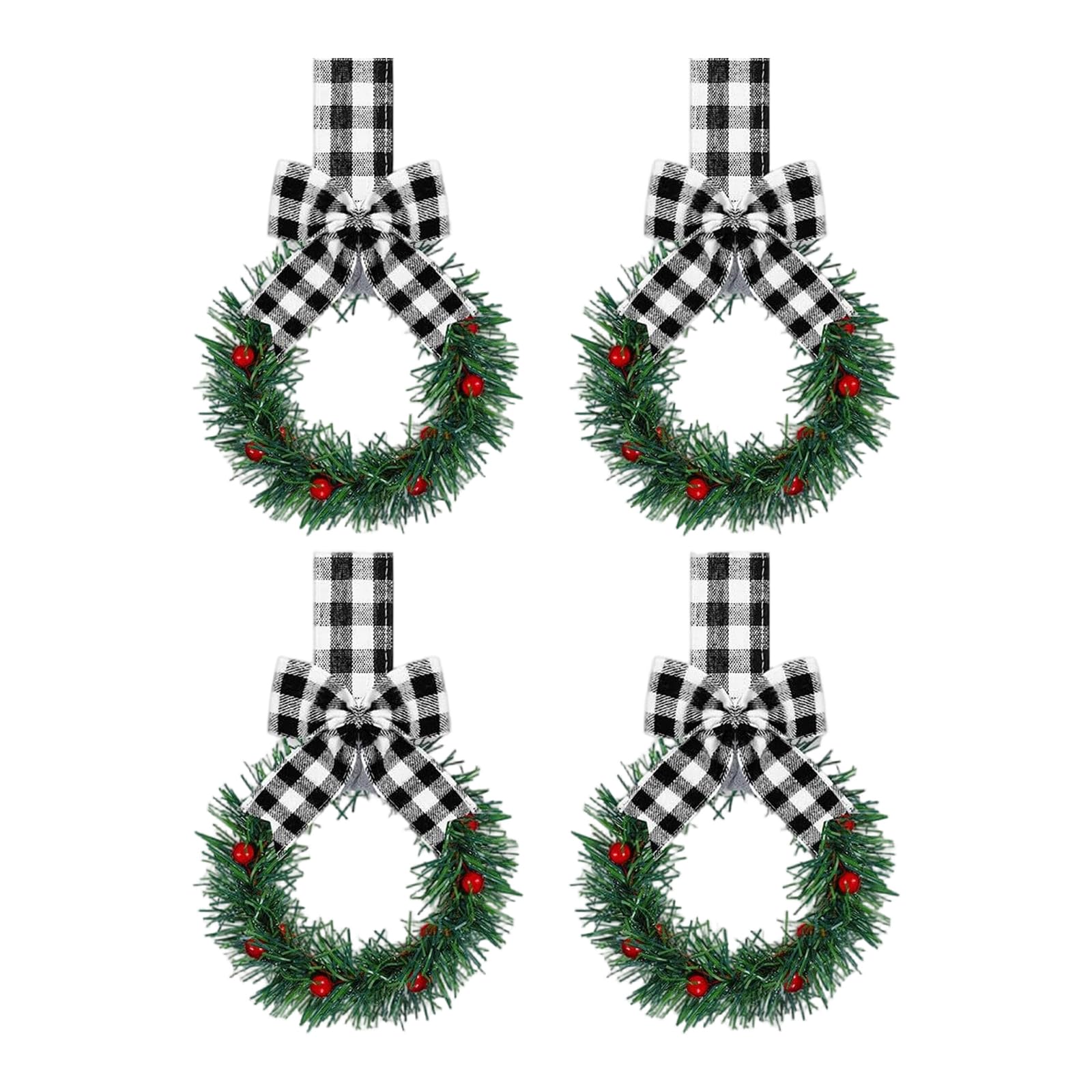 Bowknot Ribbon Wall Hanging Rings Wreath Multipurpose Decorative Closet Accessories for Festival Event PVC Decorative Wall Hook