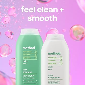 Method Daily Zen Conditioner, Cucumber & Green Tea, Sulphate Free, 350ml