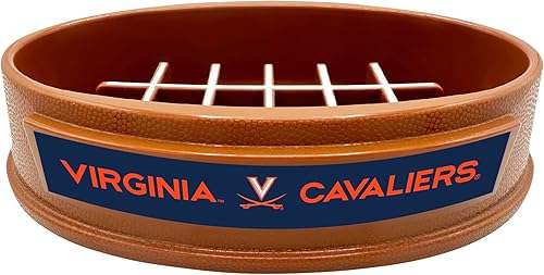 Miniatura 15 de NCAA Super-Bowl Iowa Hawkeyes - Cuenco para perros de alimentación lenta con diseño de fútbol para una digestión saludable. Cuenco antideslizante