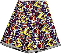 Vista 4 de Tela africana 6 yarda impresa tela africana Ankara tela de cera para el vestido de fiesta 1502